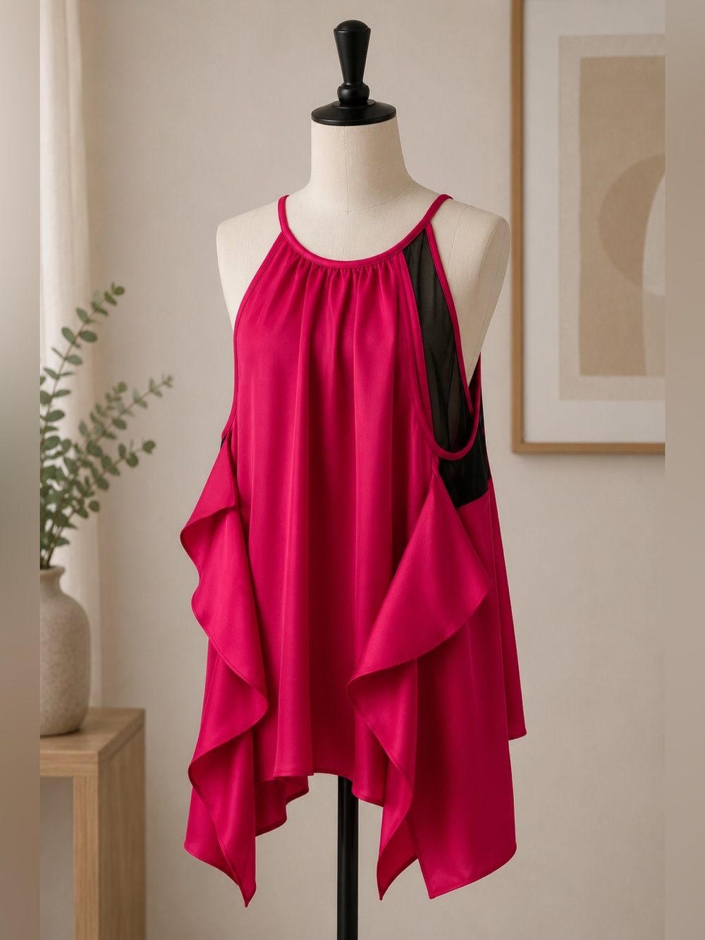 Magenta top